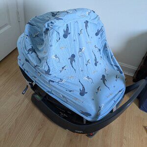 Kyte Baby Car Seat Cover in Steam Shark